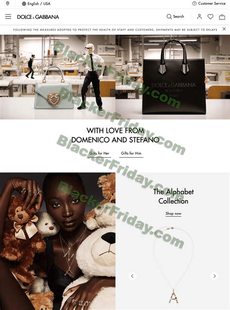 dolce gabbana black friday